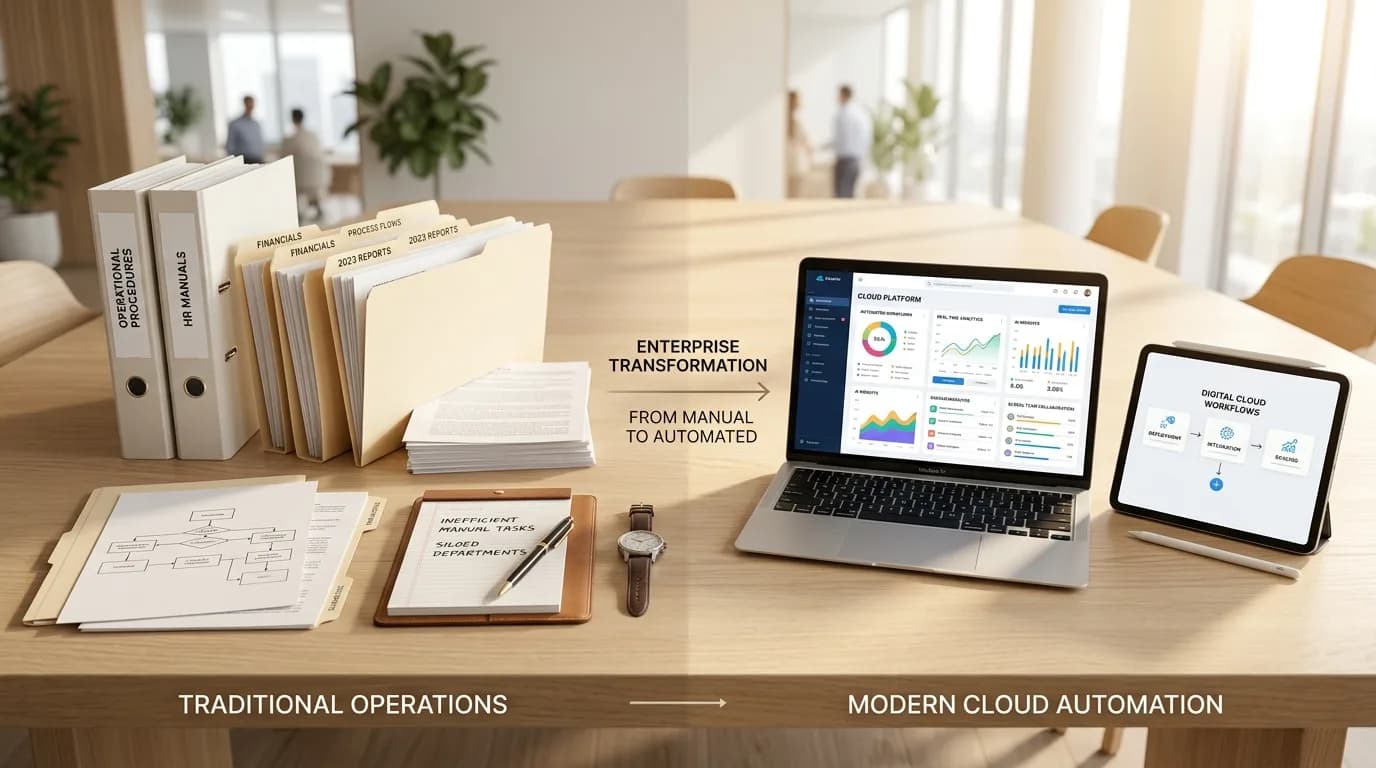 Manual chaos transforming into intelligent automated enterprise pipelines