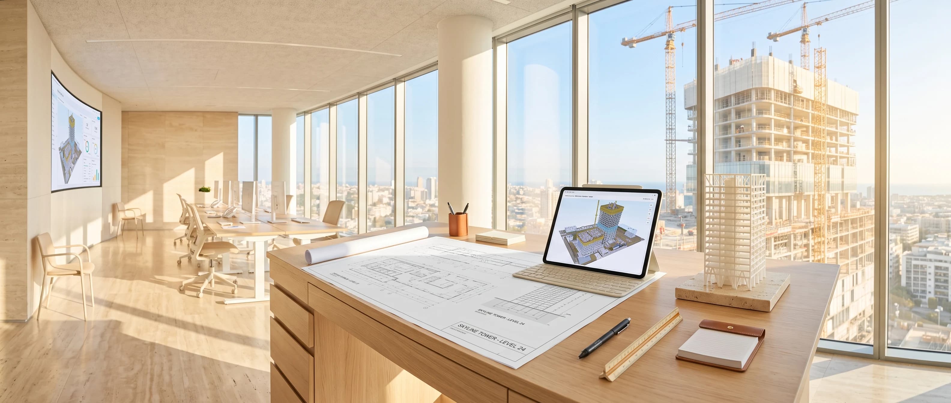 OpenBIM digital twin cloud architecture blueprint and IFC data integration in daylight